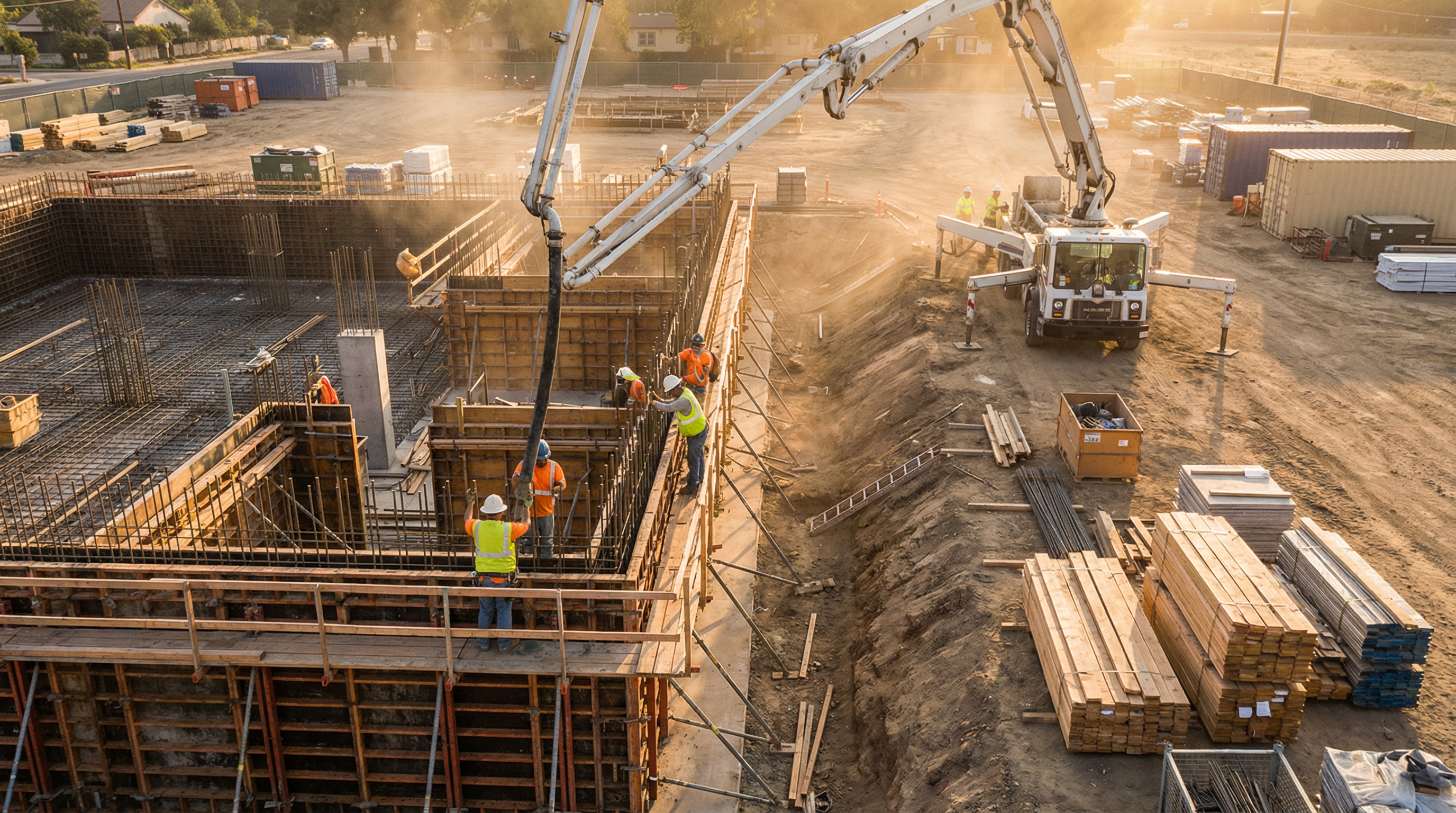 Commercieel funderingsproject