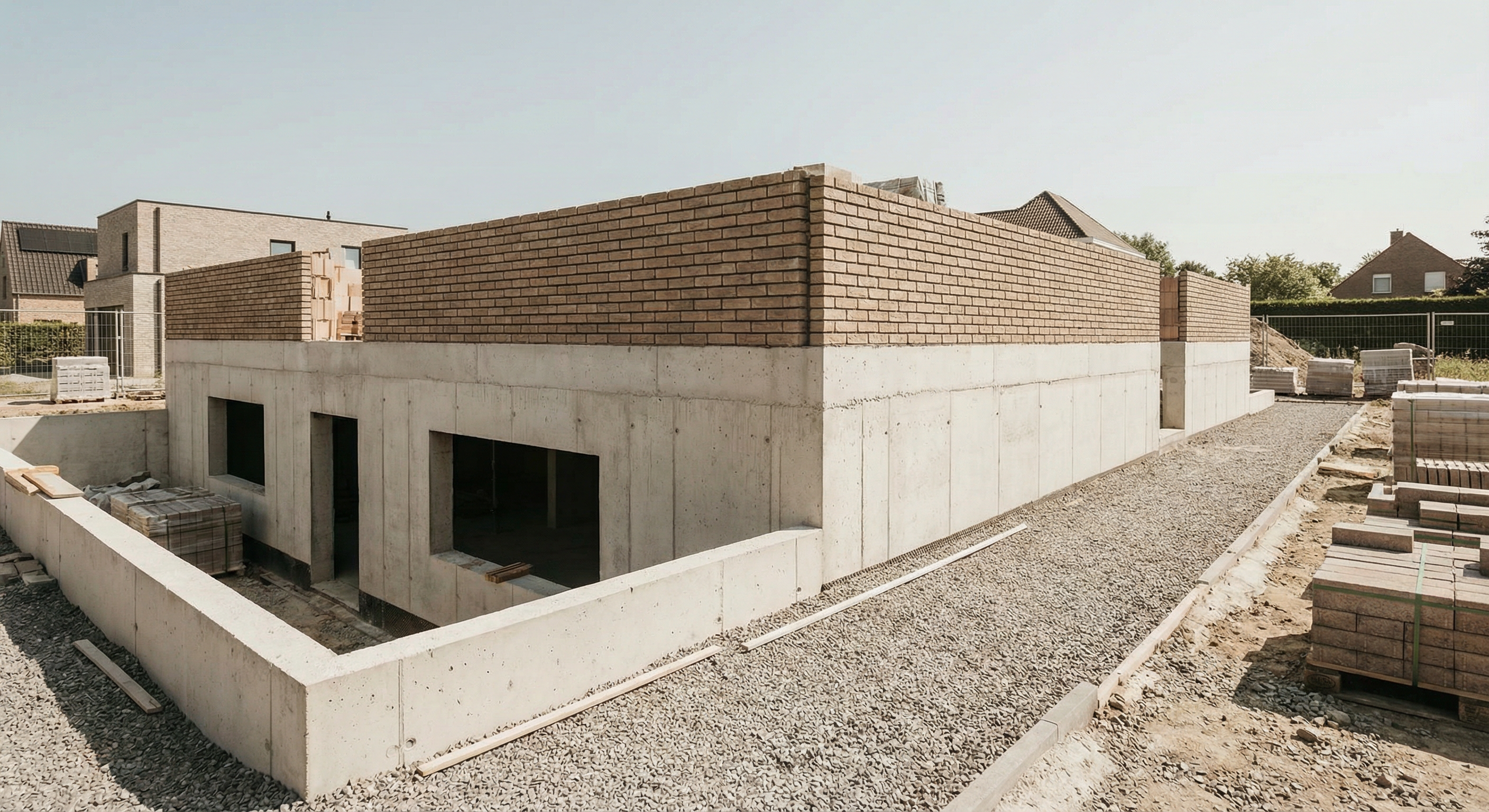 Funderingen residentieel project